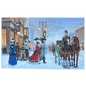 Dimensions Vintage Gracious Era Counted Cross Stitch Kit Winter Victorian New
